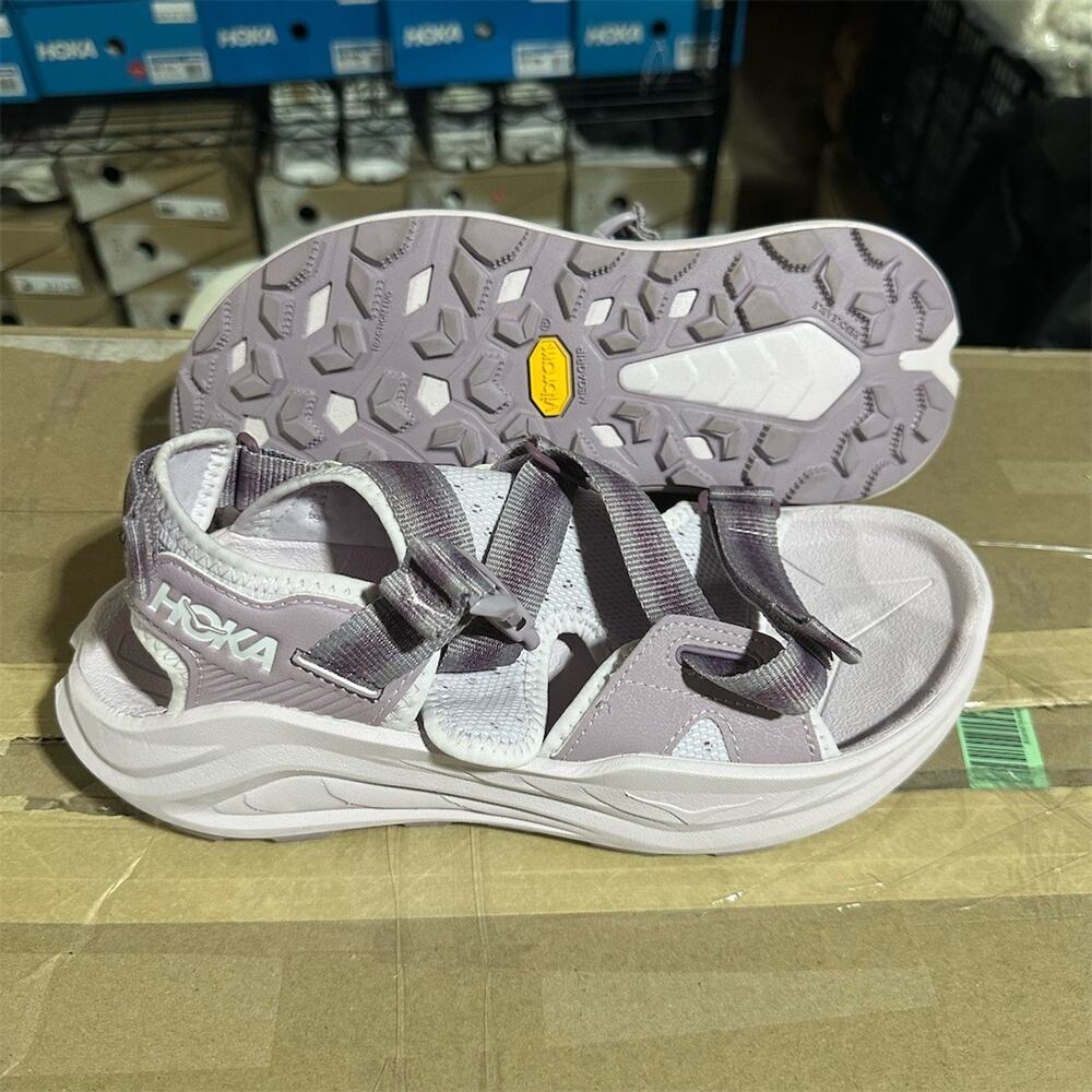 HOKA Infini Hike TC 'Fragrant Lilac/Lilac Cream' Sandals | Womens 9.5 B | NWOB